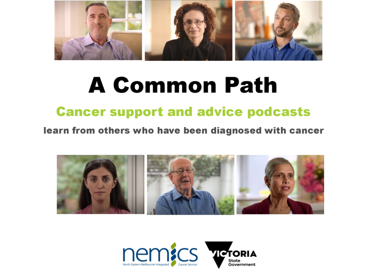 A Common Path: Facing cancer later in life. Support and advice
