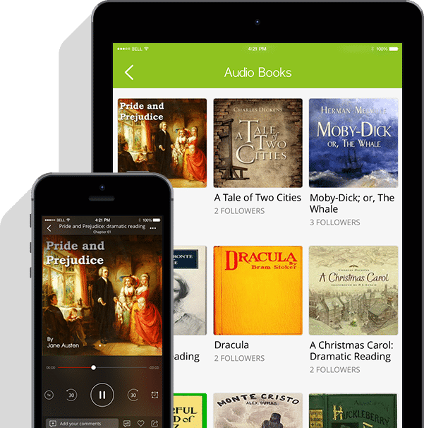 Get audiobooks on your phone, Always FREE