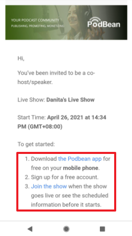 Invite Co-Hosts to Your Livestream