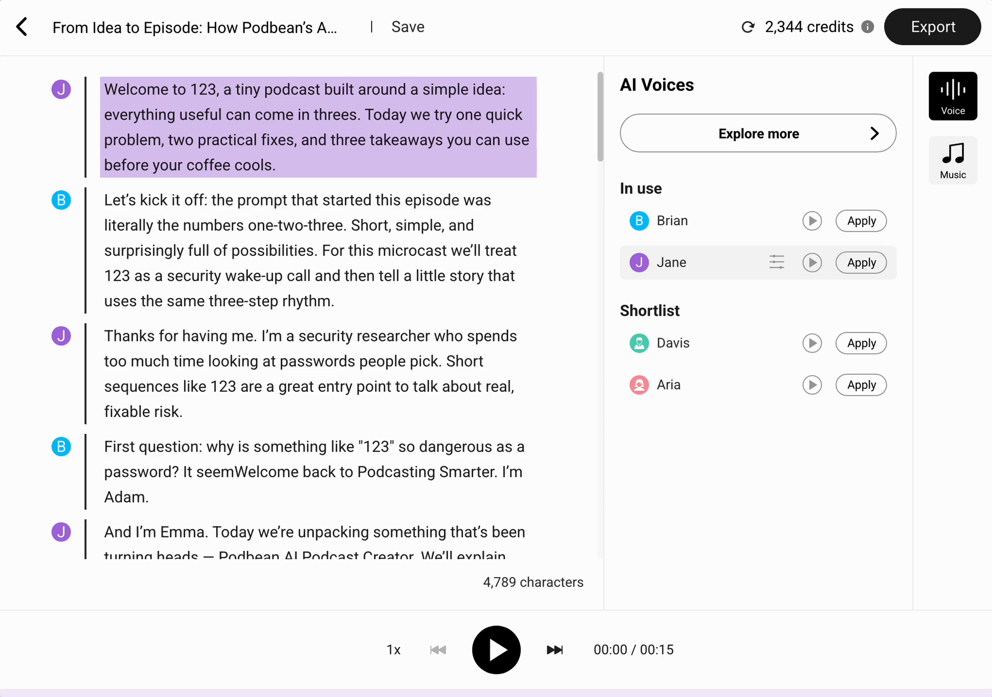 Seamless Export &amp; Publish