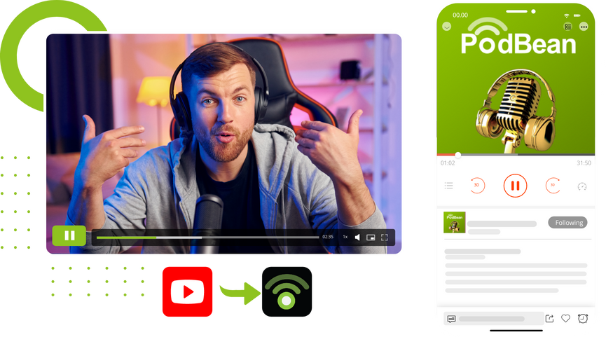 Easily Convert YouTube Videos into Podcasts