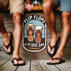 Flip Flops at the Dive Bar