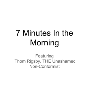 7 Minutes in the Morning