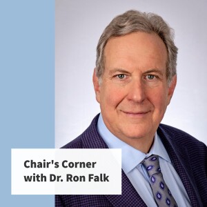 Chair's Corner with Dr. Ron Falk