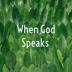 When God Speaks...shared By Donna Bowser