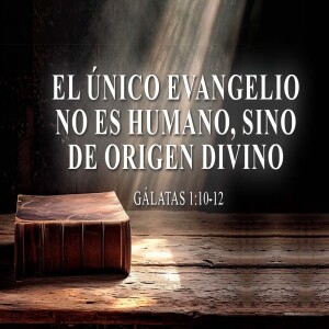 El único evangelio no es humano, sino de origen divino.     - Domingo 12 mayo  2024