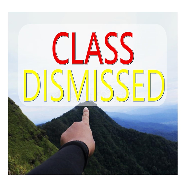 "Classed Dismissed" - By Rev. Troy Benton