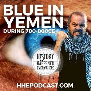 Blue in Yemen during 700-800CE