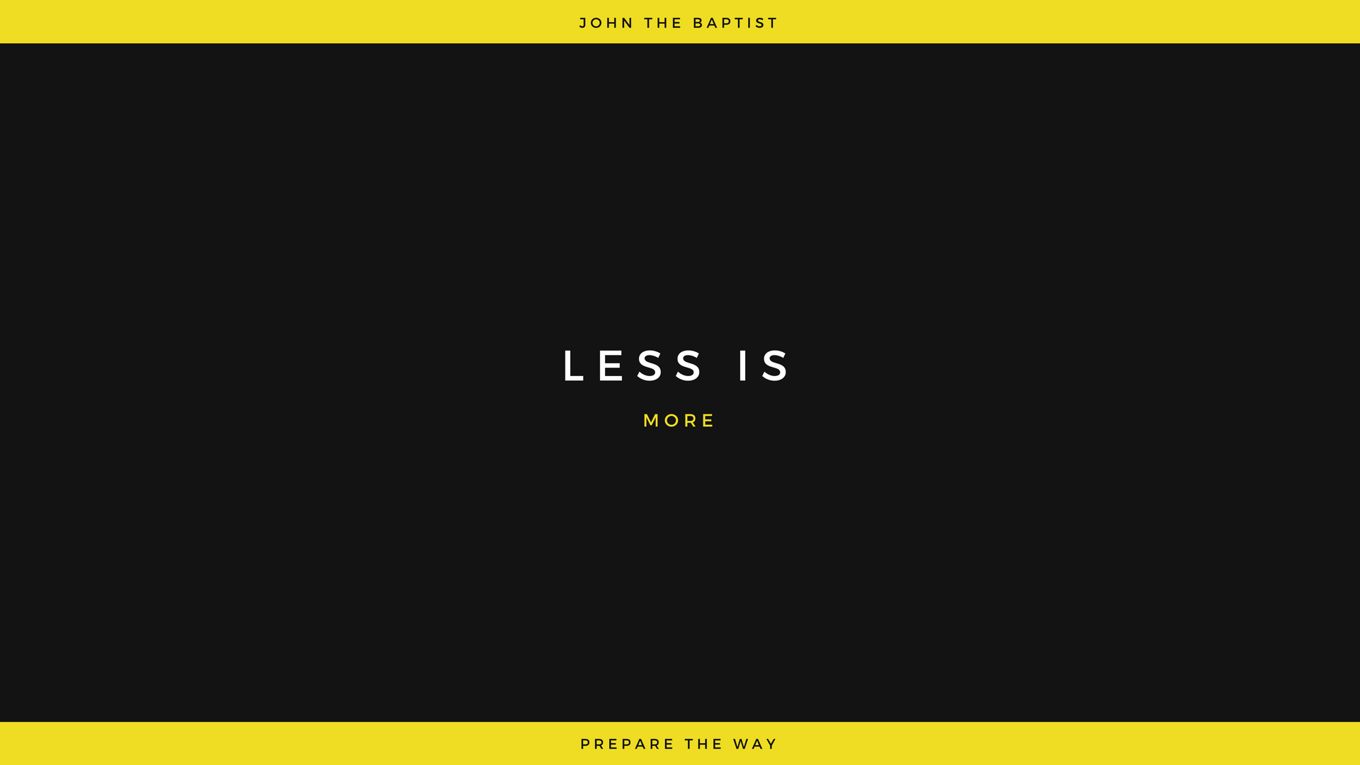 Less Is More, Part 4