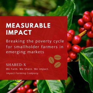 85. Shared-X the world’s first impact farming company, breaking the poverty cycle for smallholder farmers in emerging markets.
