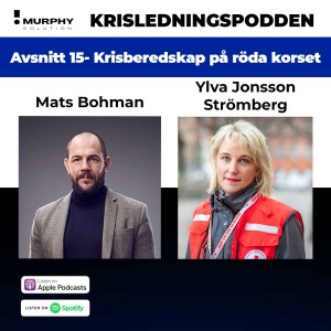Krisberedskap på röda korset med Ylva Jonsson Strömberg