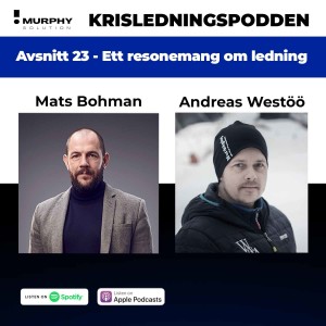 Ett resonemang om ledning med Andreas Westöö