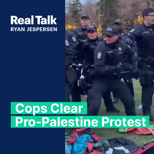 Tough Look: Cops Clear Pro-Palestine Protest at U of A