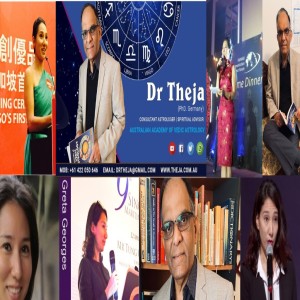 Greta Georges in Singapore an interview with Dr Theja via ZOOM re Vedic Astrology