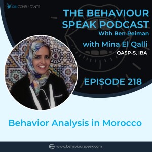 Episode 218: Behavior Analysis in Morocco with Mina El Qalli, QASP-S, IBA