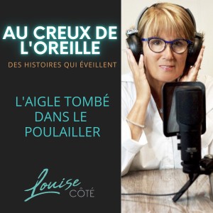 Aigle tombé dans un poulailler