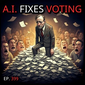 Ep. 399 - 🤖 Can AI fix our VOTING PROCESS? 🤖