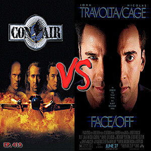 Ep. 419 - Con Air vs. Face/Off: The ULTIMATE Cage Match! 💥😂 #movie #nicolascage #johntravolta