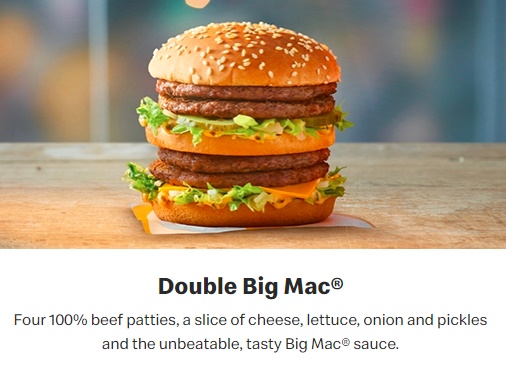 double big mac near me