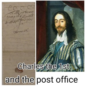 Relics of History -  Charles the 1st and letters sent Postage Due