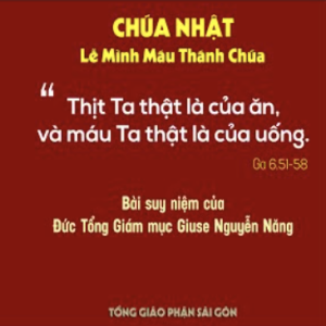 Suy niệm Lời Chúa: Chúa nhật lễ Mình Máu Thánh Chúa năm A - Đức TGM Giuse Nguyễn Năng