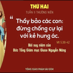 Suy niệm Lời Chúa: Thứ Hai tuần 11 Thường niên - Đức TGM Giuse Nguyễn Năng