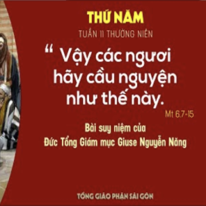 Suy niệm Lời Chúa: Thứ Năm tuần 11 Thường niên - Đức TGM Giuse Nguyễn Năng