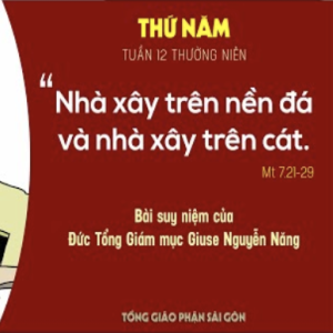 Suy niệm Lời Chúa: Thứ Năm tuần 12 Thường niên (Mt 7,21-29) - ĐTGM Giuse Nguyễn Năng