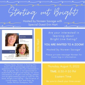 Starting Out Bright - hosted by Noreen Savage with special guest, Erin Hart