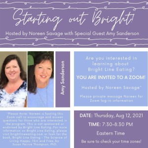 Starting Out Bright  - Hosted by Noreen Savage with special guest, Amy Sanderson