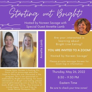 Starting Out Bright - hosted by Noreen Savage with special guest, Annette Lamb