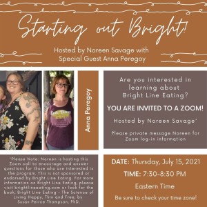 Starting Out Bright  - Hosted by Noreen Savage with special guest, Anna Peregoy