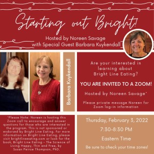 Starting Out Bright - hosted by Noreen Savage with special guest, Barbara Kuykendall