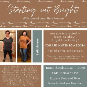 Starting Out Bright  - Hosted by Noreen Savage with special guest, Beth Monroe