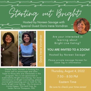 Starting Out Bright - hosted by Noreen Savage with special guest, Doris Irene Vorndran