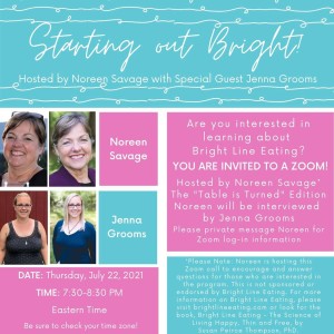 Starting Out Bright  - Hosted by Noreen Savage with special guest, Jenna Grooms