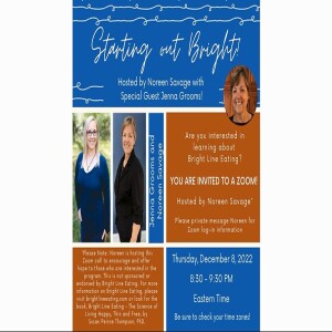 Starting Out Bright - hosted by Noreen Savage with special guest, Jenna Grooms