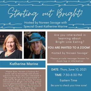 Starting Out Bright  - Hosted by Noreen Savage with special guest, Katherine Marine