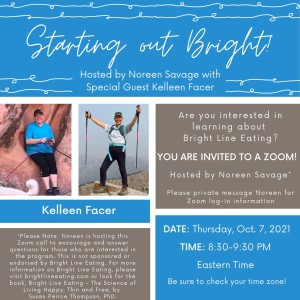 Starting Out Bright  - Hosted by Noreen Savage with special guest, Kelleen Facer