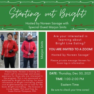 Starting Out Bright - hosted by Noreen Savage with special guest, Marjon Smits