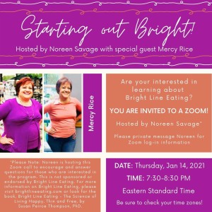 Starting Out Bright  - Hosted by Noreen Savage with special guest, Mercy Rice