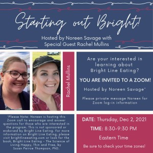 Starting Out Bright - hosted by Noreen Savage with special guest, Rachel Mullins