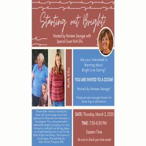 Starting Out Bright - hosted by Noreen Savage with special guest, Ruth Ellis