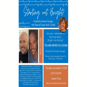 Starting Out Bright - hosted by Noreen Savage with special guest, Verlin Conkle