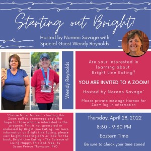 Starting Out Bright - hosted by Noreen Savage with special guest, Wendy Reynolds