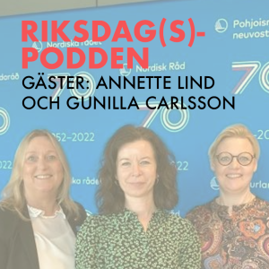 Riksdagspodden #41 Nordiskt samarbete (Gäster Annette Lind och Gunilla Carlsson)