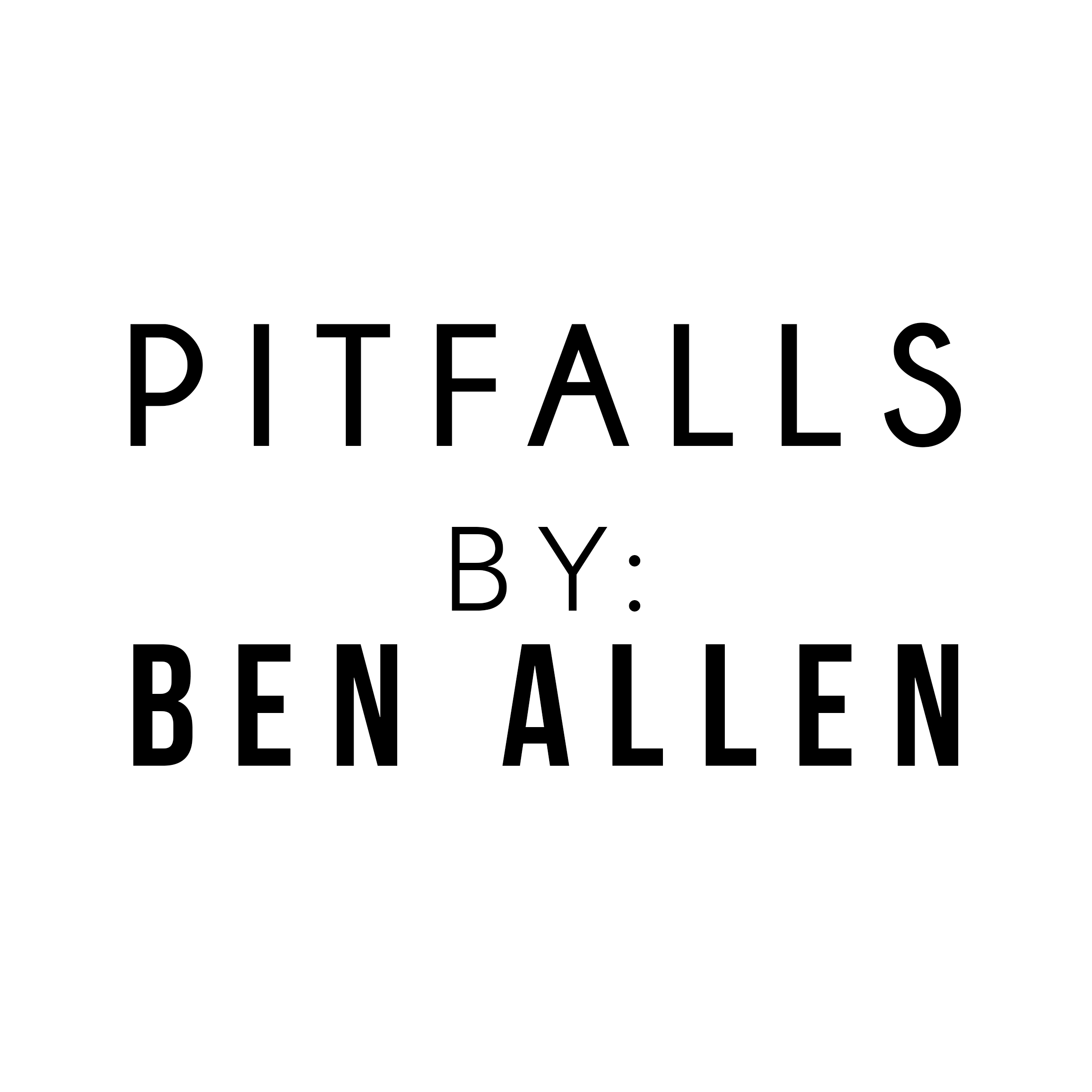 Pitfalls : Ben Allen