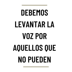 MH77 – Debemos levantar la voz por aquellos que no pueden