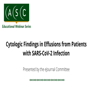 Cytologic Findings in Effusions from Patients with SARS-CoV-2 Infection