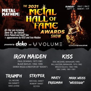 Metal Mayhem ROC- 2021 Metal Hall Of Fame Induction